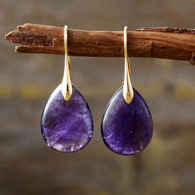 Crystal Dangle Earrings
Tip: The patterns and colors of natural stones will not be exactly the same for each piece. Please refer to the actual product for an accurate representation.
Mater